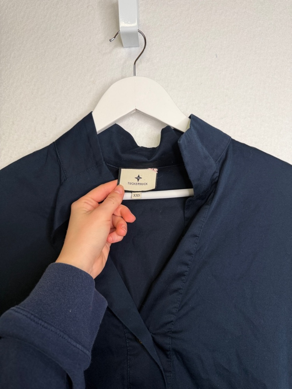 Tuckernuck Willow Blouse in Navy - Picture 3 of 6